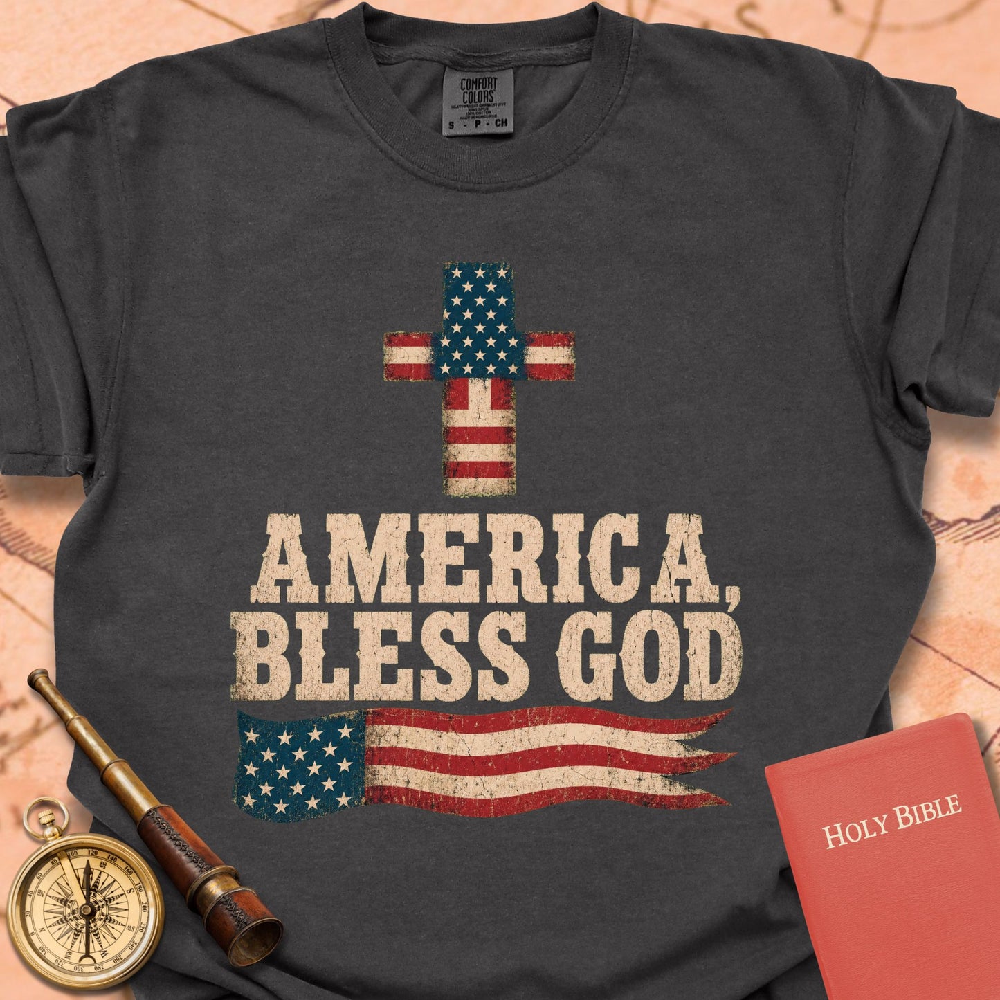 America, Bless God Premium T-shirt