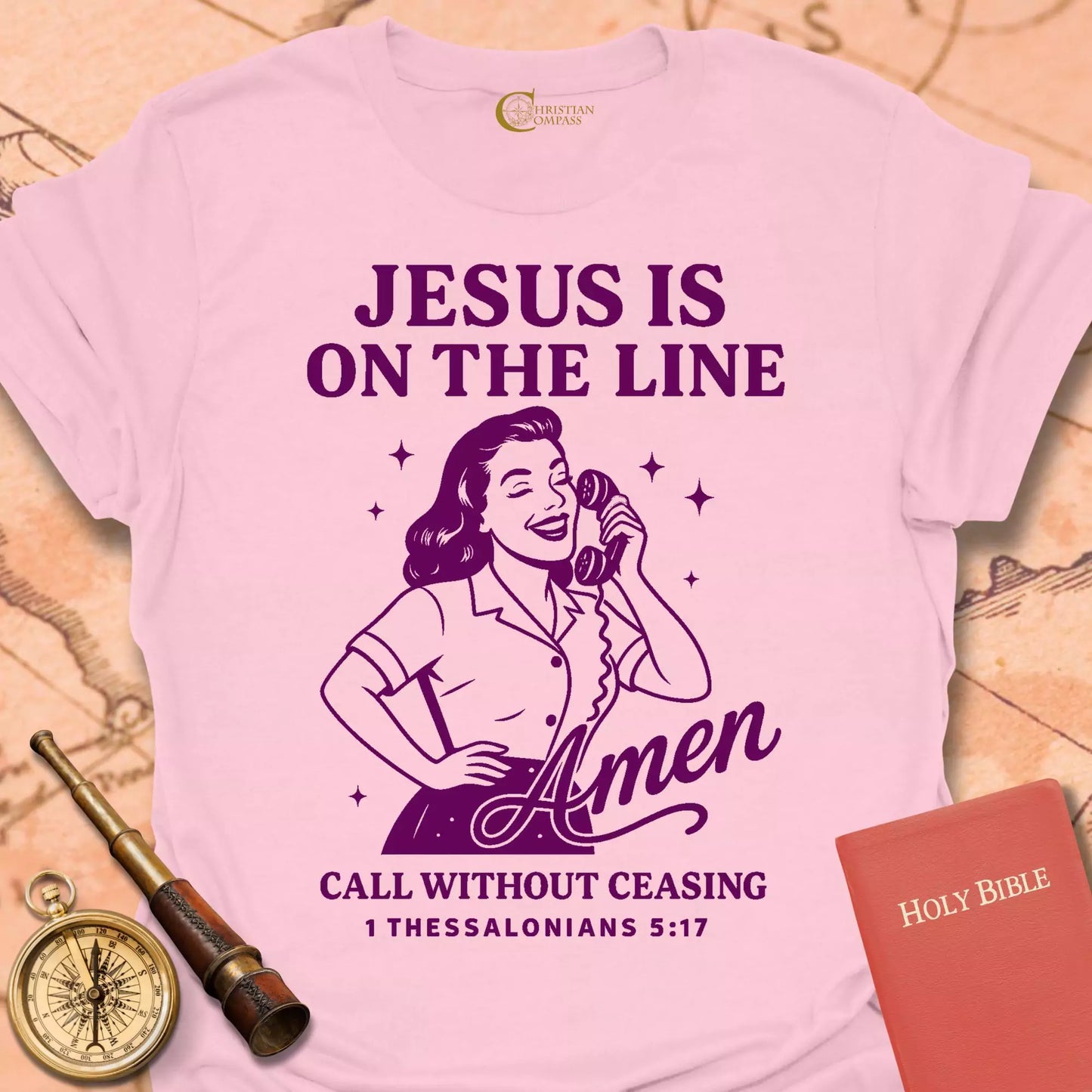 Jesus on the Line T-Shirt