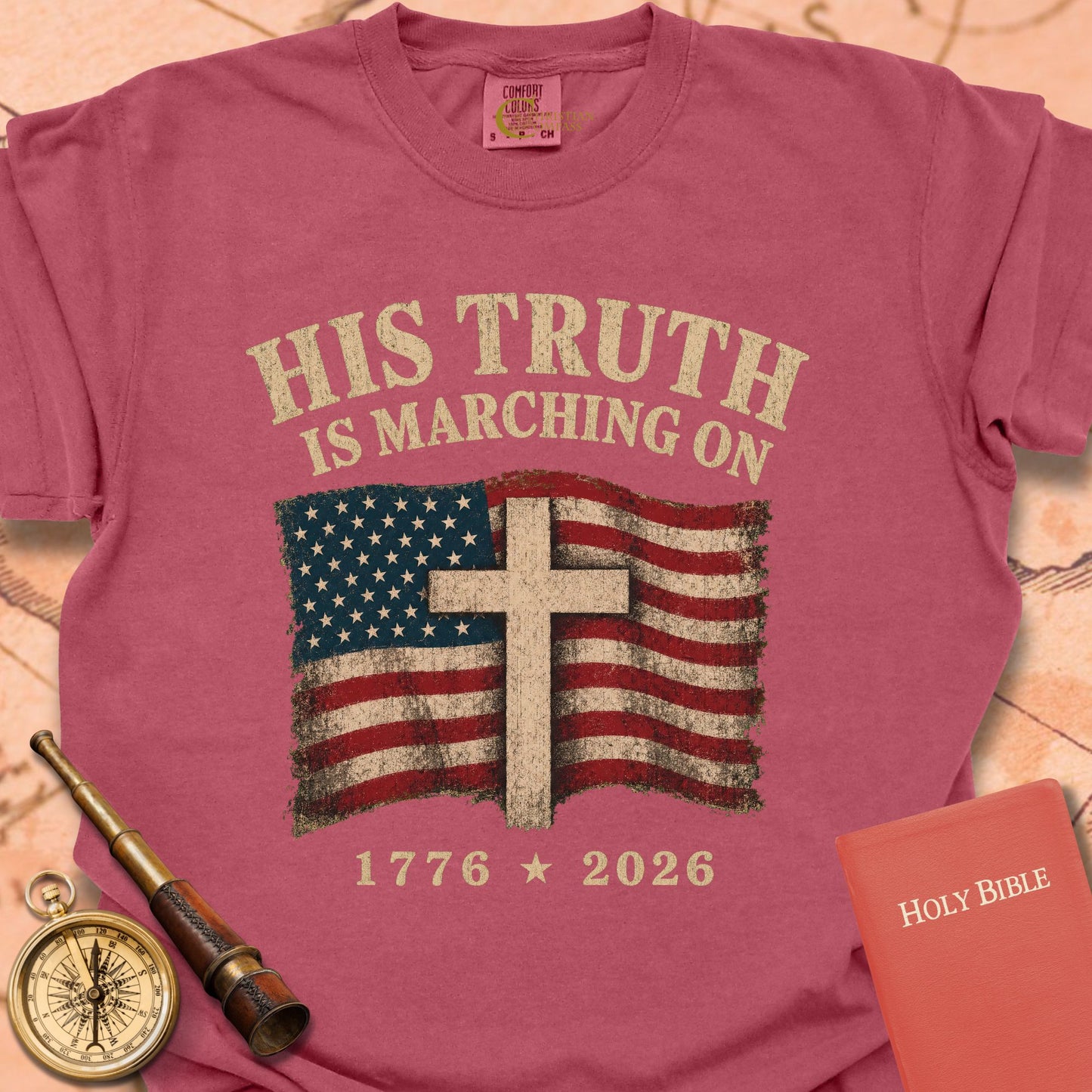 His Truth Is Marching On (1776–2026) Premium T-shirt