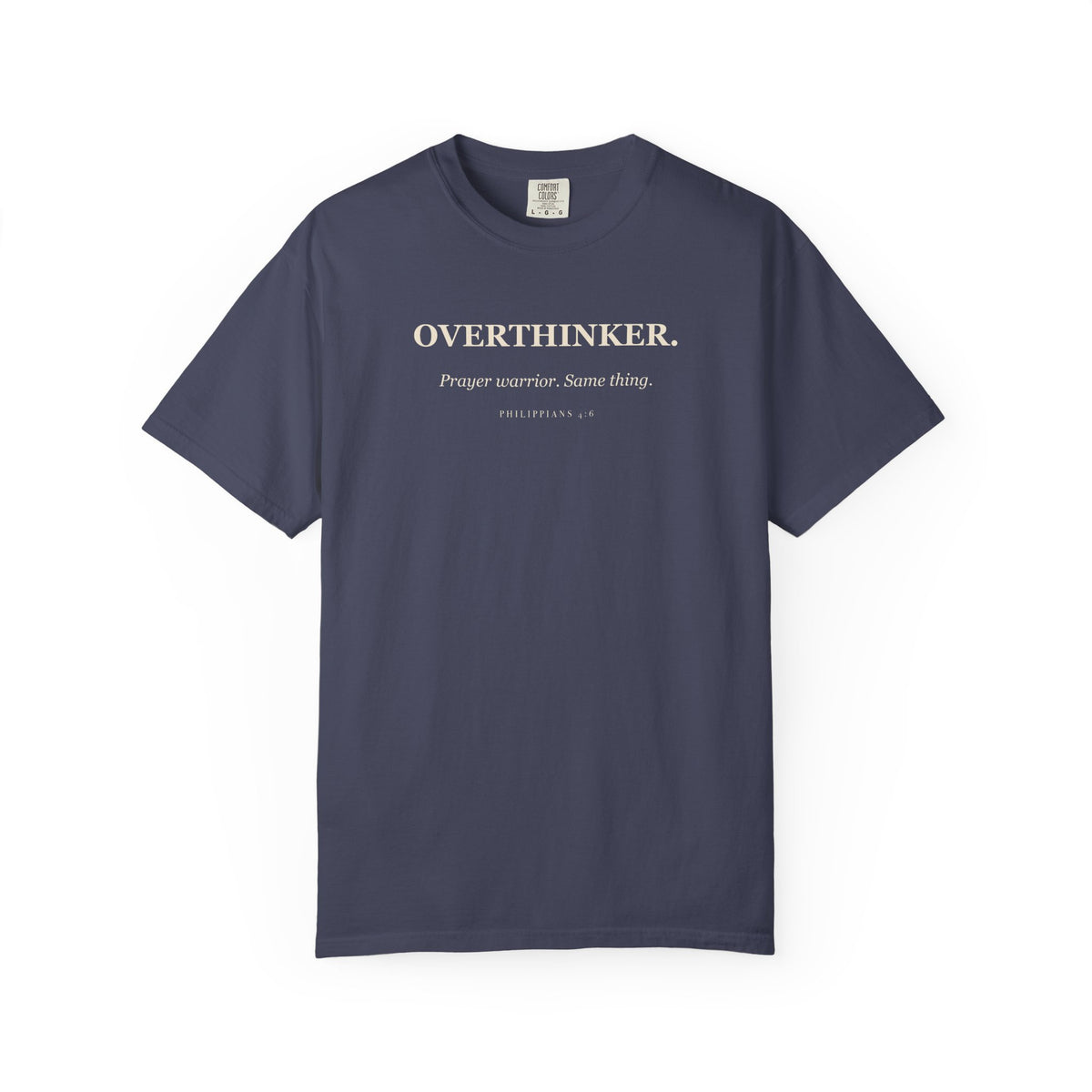 Overthinker. Prayer Warrior. Same Thing. Premium T-shirt