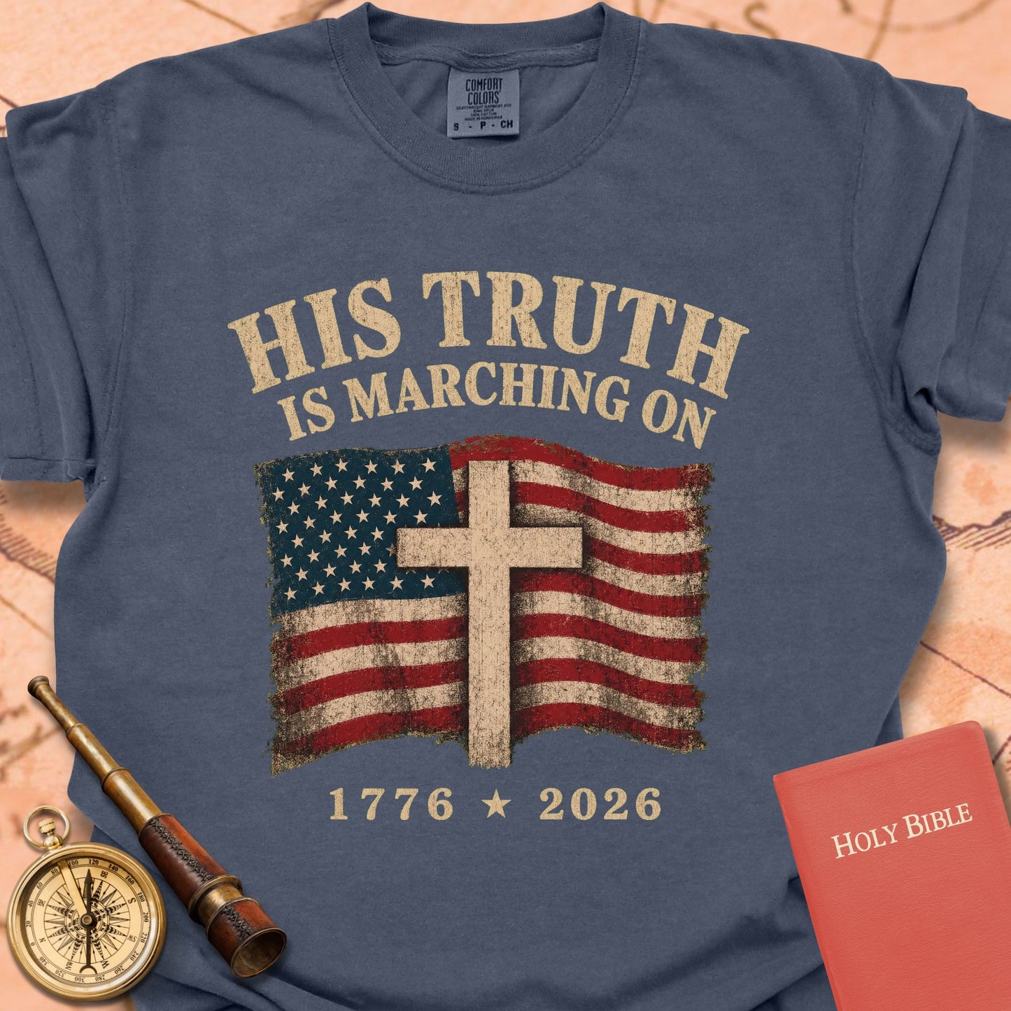 His Truth Is Marching On (1776–2026) Premium T-shirt