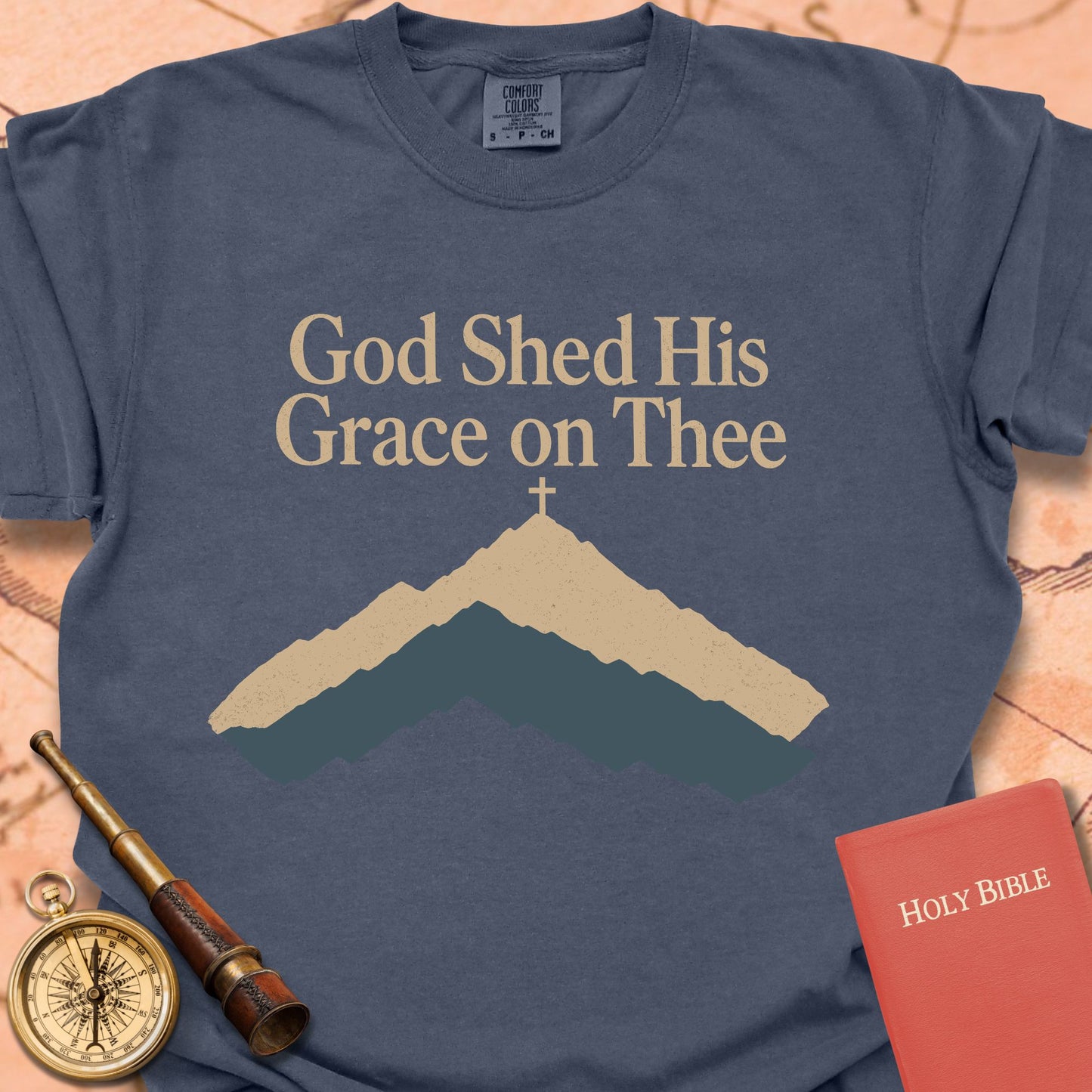 God Shed His Grace on Thee Premium T-shirt