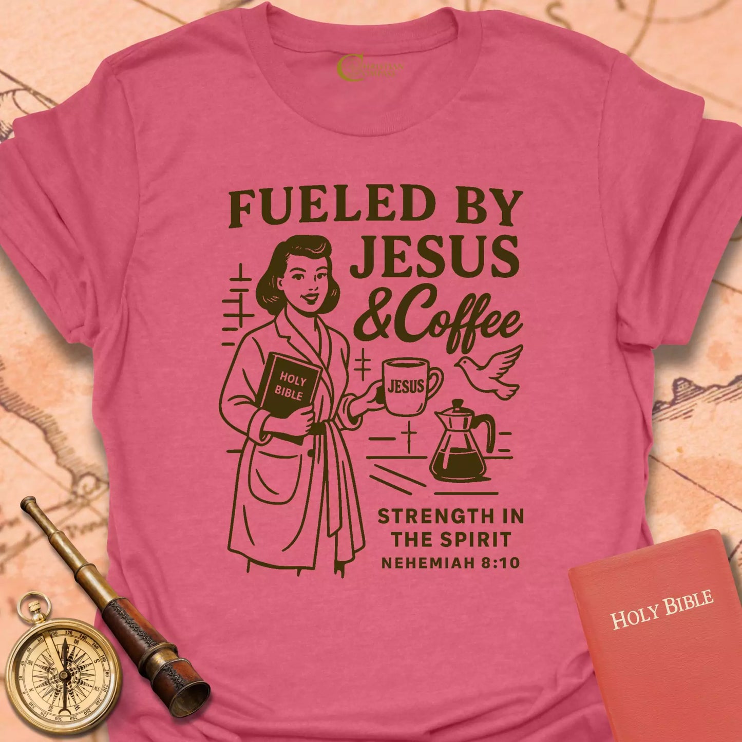 Fueled by Jesus and Coffee T-Shirt