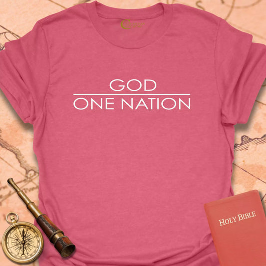 One Nation Under God Line T-Shirt