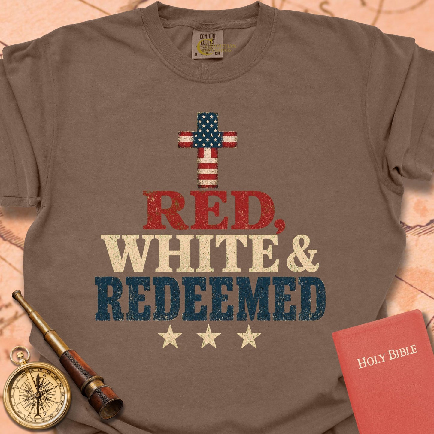 Red, White & Redeemed Premium T-shirt