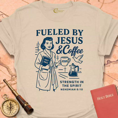 Fueled by Jesus and Coffee T-Shirt