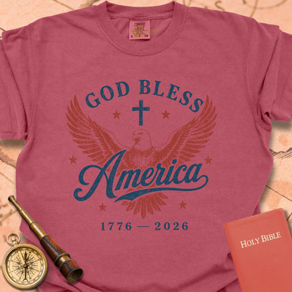 God Bless America Eagle Premium T-shirt
