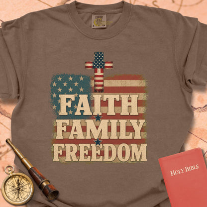 Faith Family Freedom Premium T-shirt