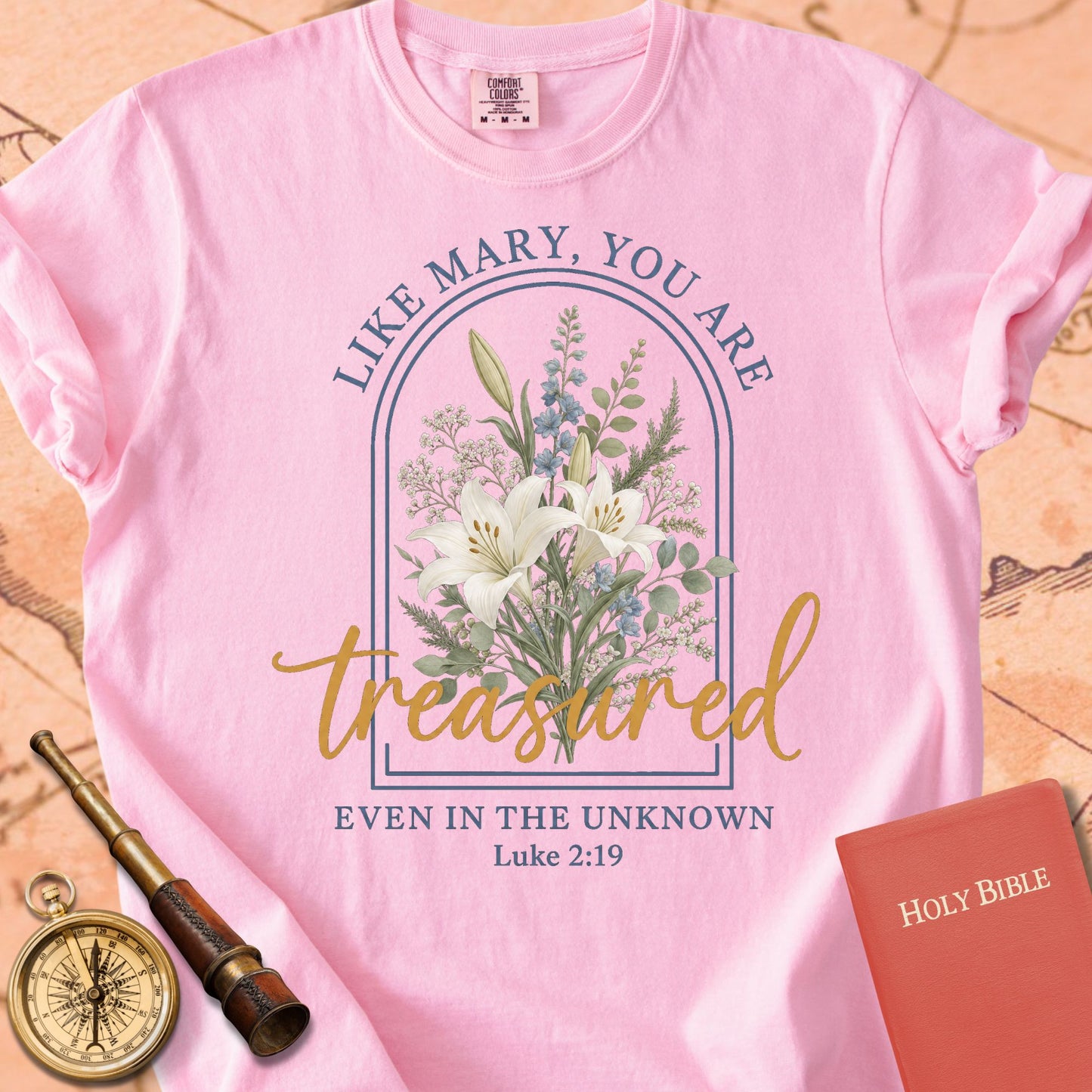 Like Mary, You Are Treasured Premium T-shirt