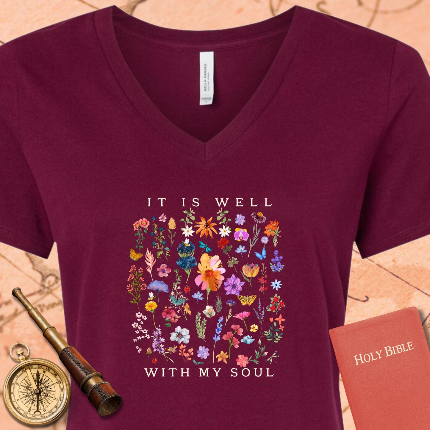It is Well V-Neck Tee