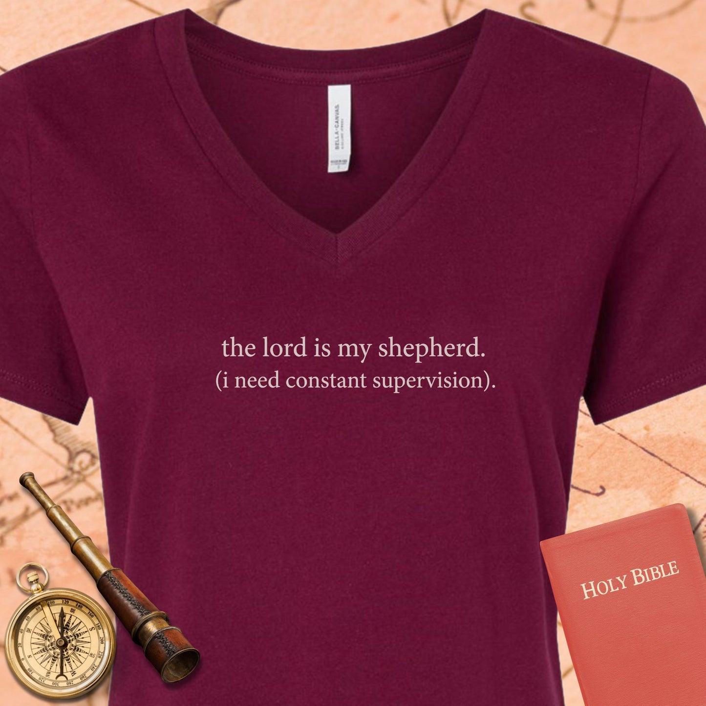 Constant Supervision V-Neck Tee