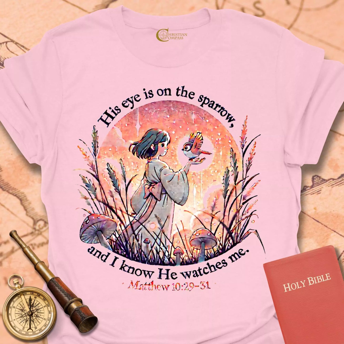 His Eye is On the Sparrow T-Shirt