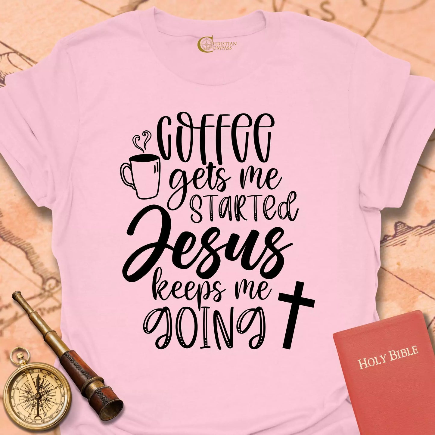 Coffee Gets Me Started T-Shirt
