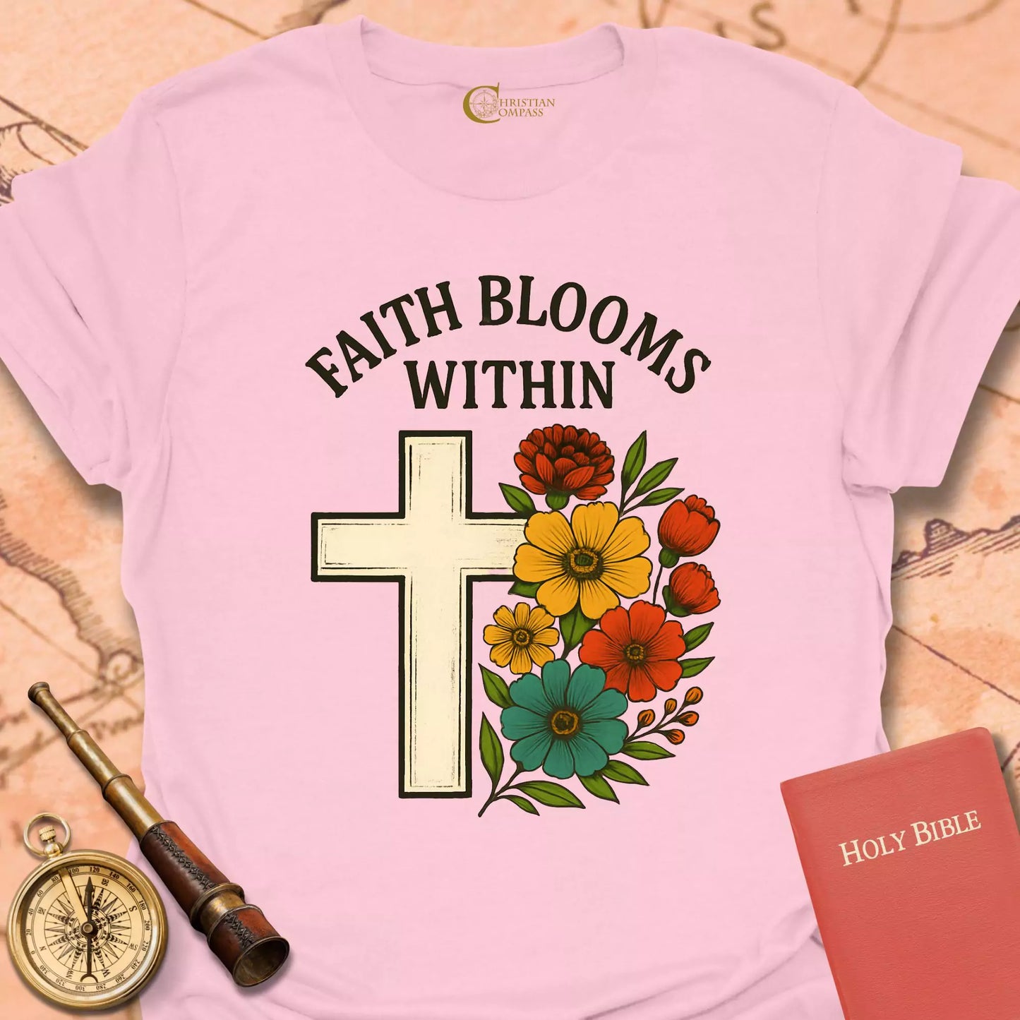 Faith Blooms Within T-Shirt