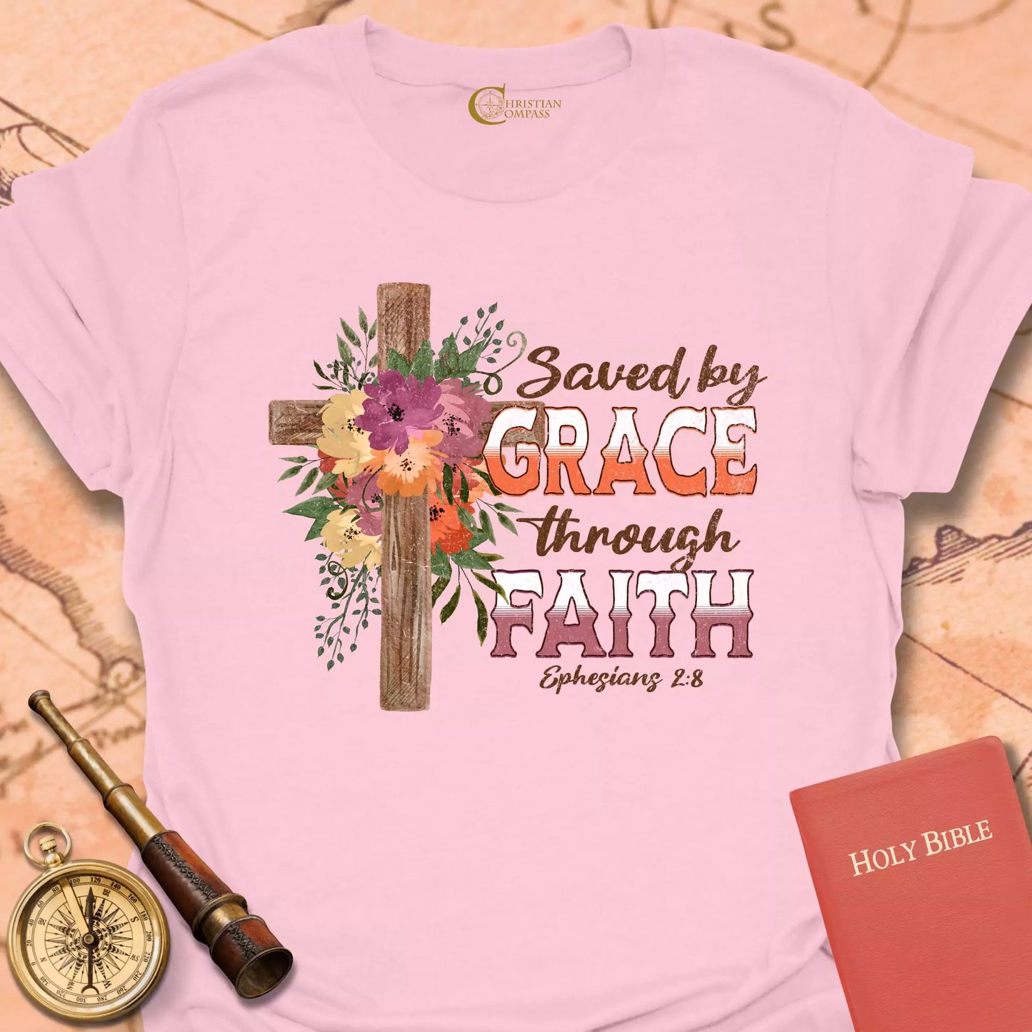 Saved by Grace Through Faith T-Shirt