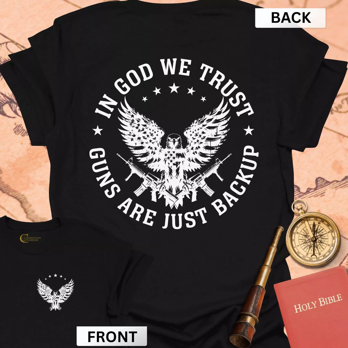 In God We Trust (front & back) T-Shirt