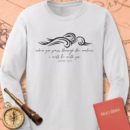 Pass Through the Waters Long Sleeve Tee