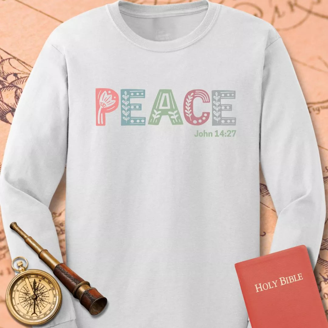 Peace - John 14:27 Long Sleeve Tee