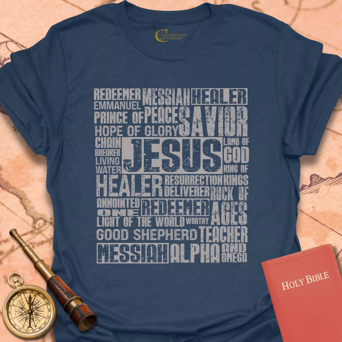 Names of Jesus Collage T-Shirt