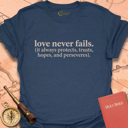 Love Never Fails T-Shirt