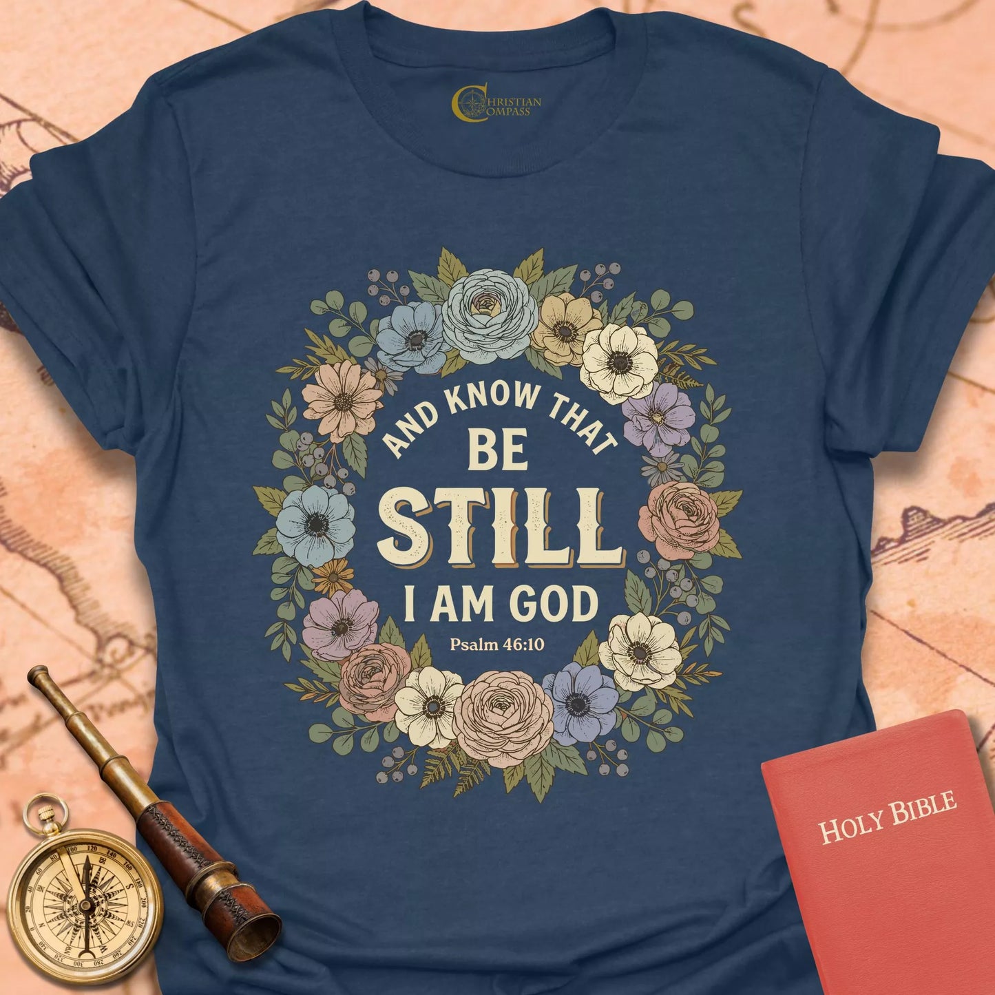 Be Still Floral T-Shirt