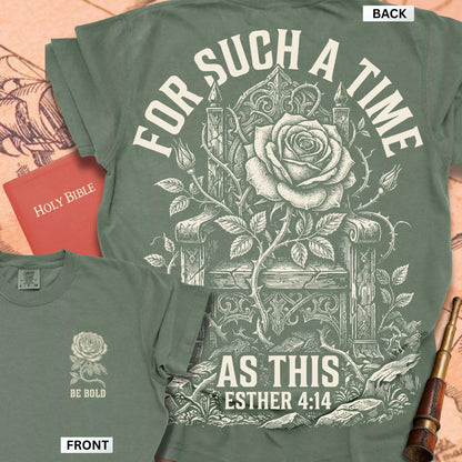 Esther 4:14 Rose Throne T-shirt