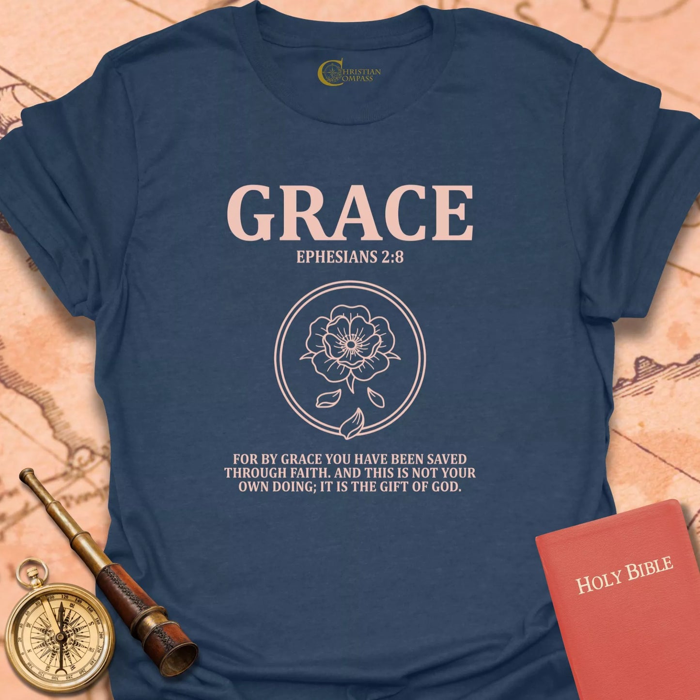 Grace, Ephesians 2:8 T-Shirt