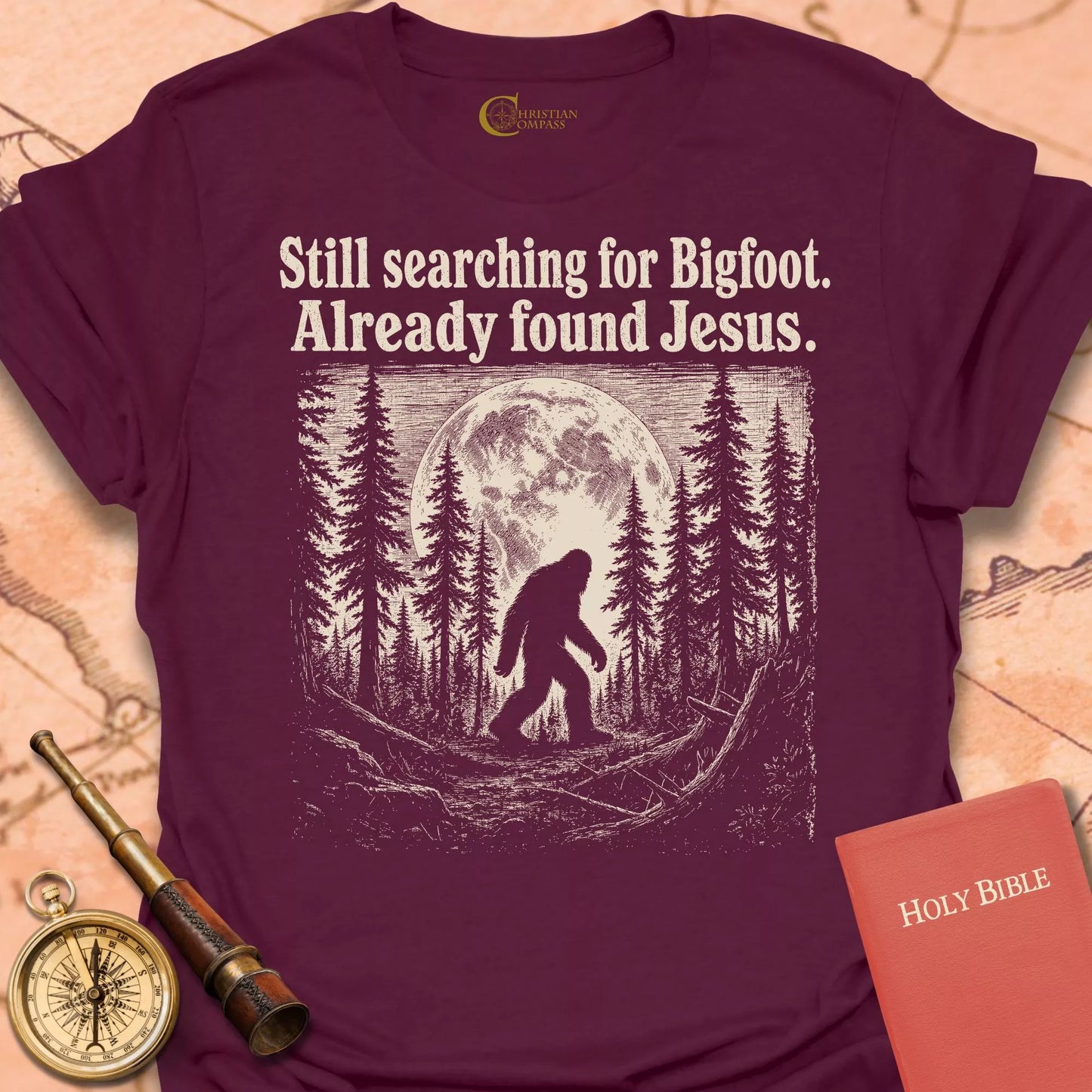 Still Searching for Bigfoot T-Shirt