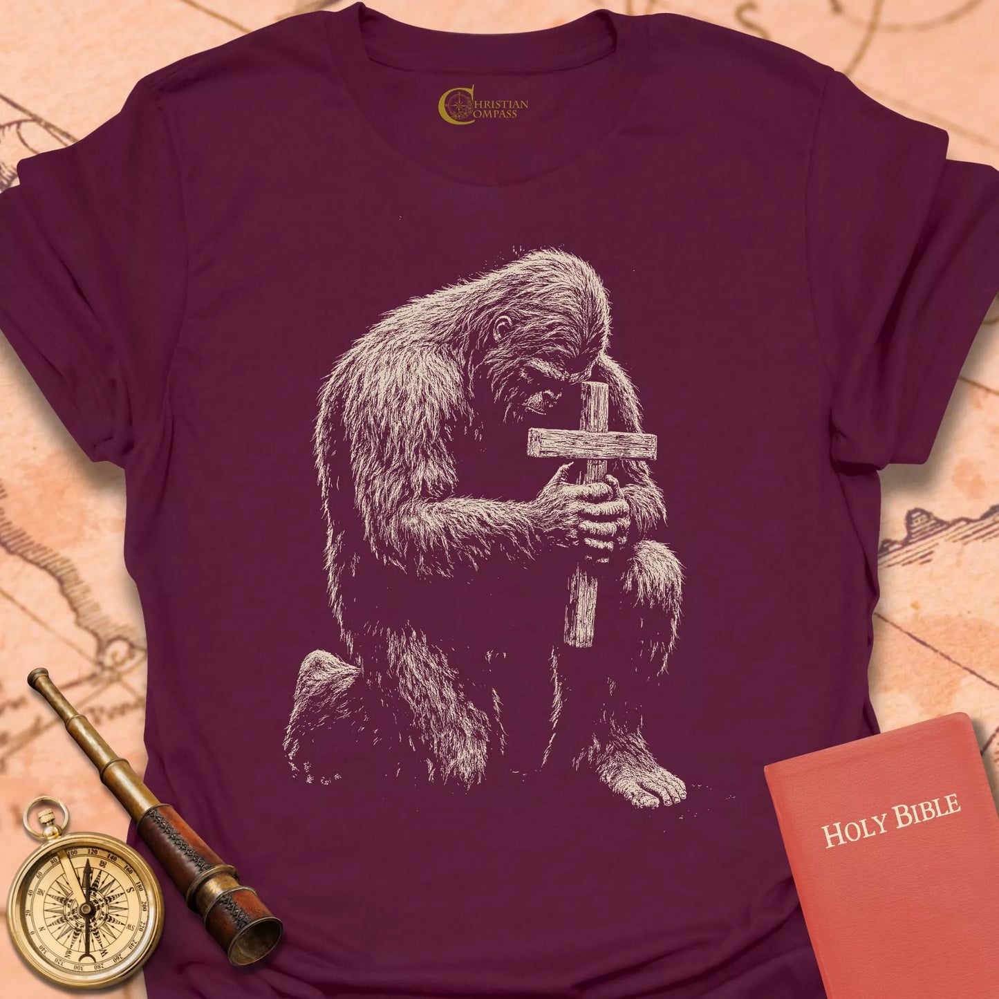 Bigfoot Cross T-Shirt