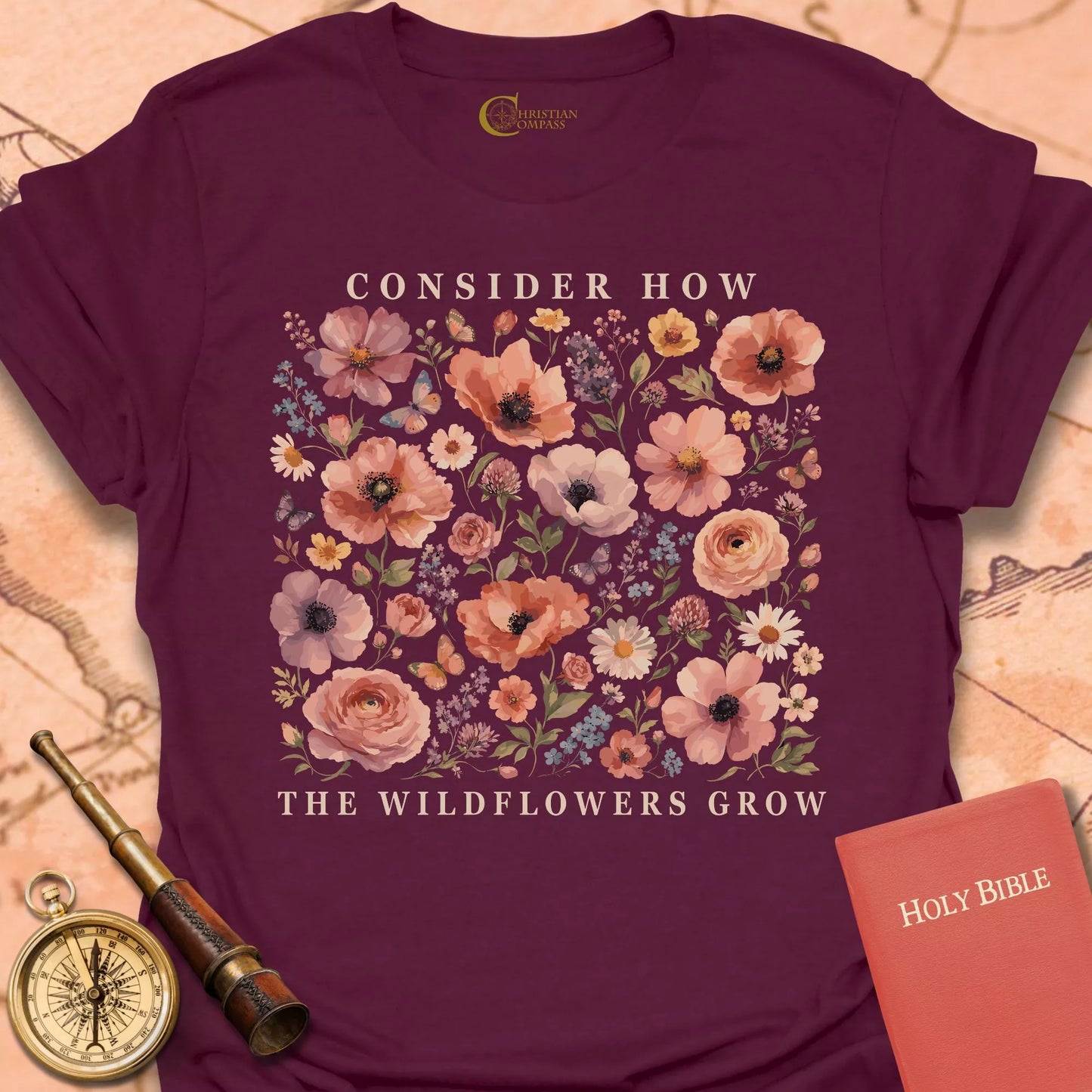 Consider How the Wildflowers Grow T-Shirt