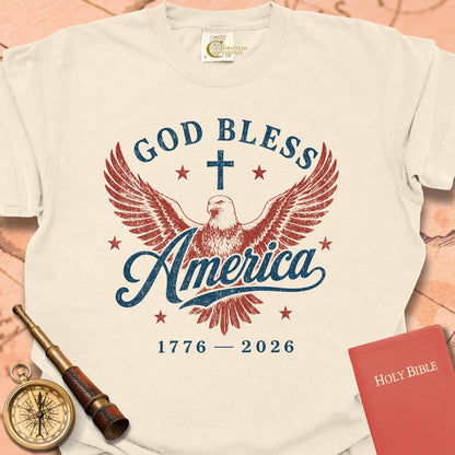 God Bless America Eagle Premium T-shirt