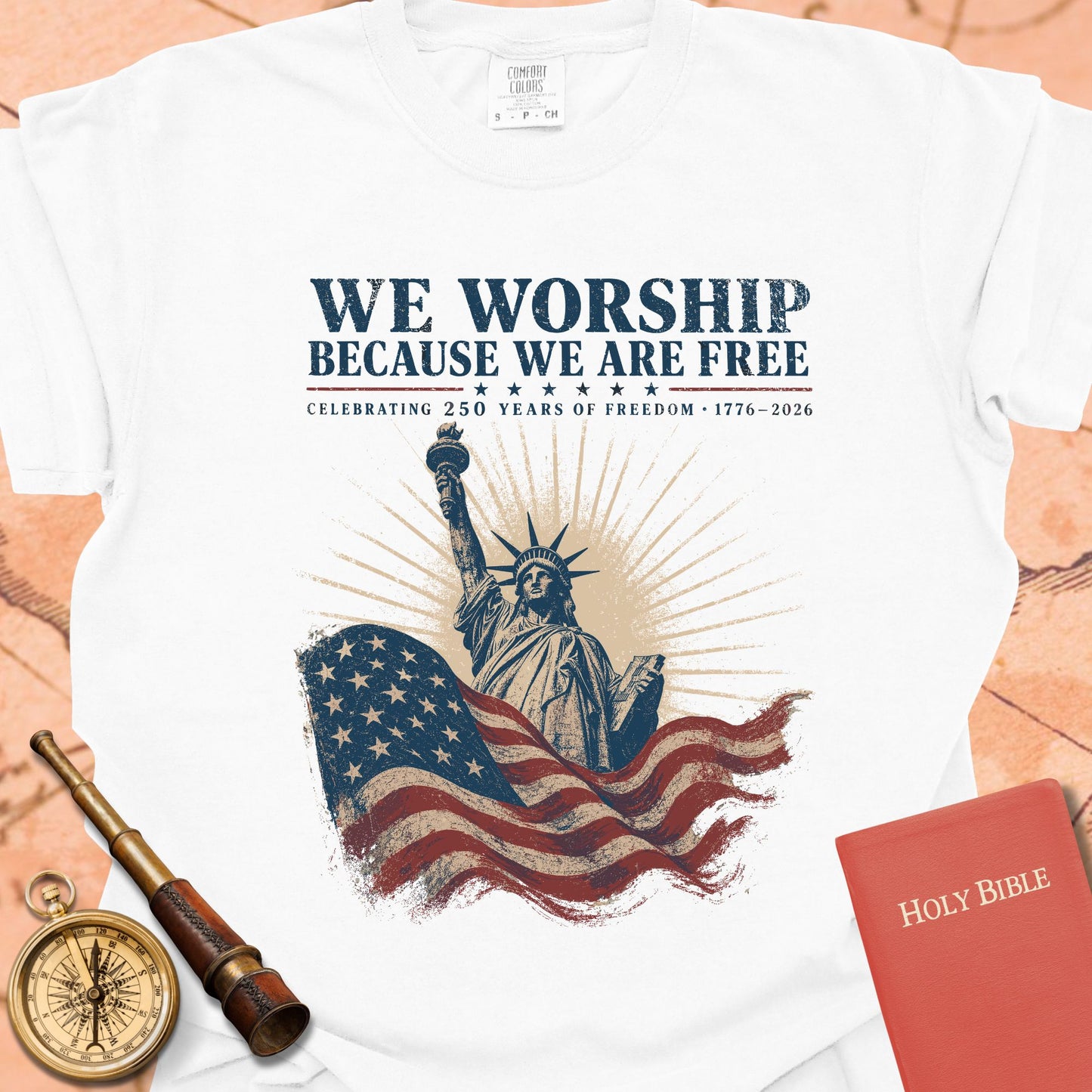 We Worship Because We Are Free Premium T-shirt