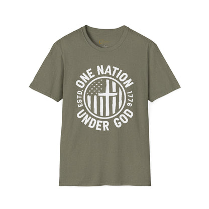 One Nation Under God Circle T-Shirt