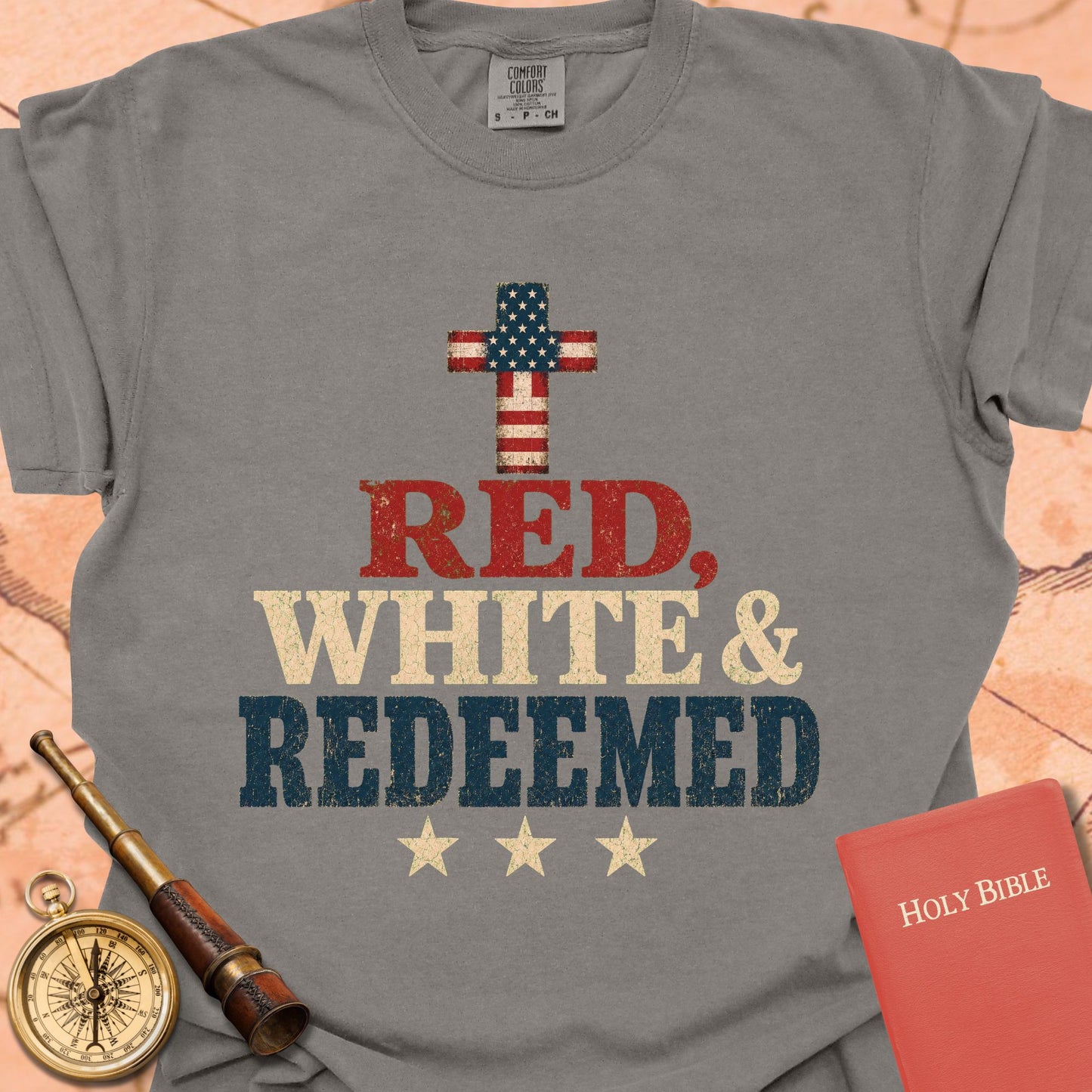 Red, White & Redeemed Premium T-shirt