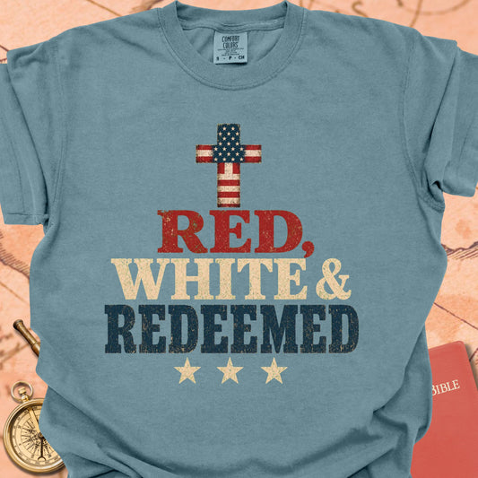 Red, White & Redeemed Premium T-shirt