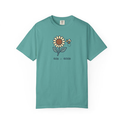 God is Good Sunflower Premium T-shirt
