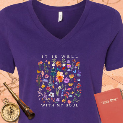 It is Well V-Neck Tee