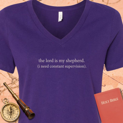 Constant Supervision V-Neck Tee