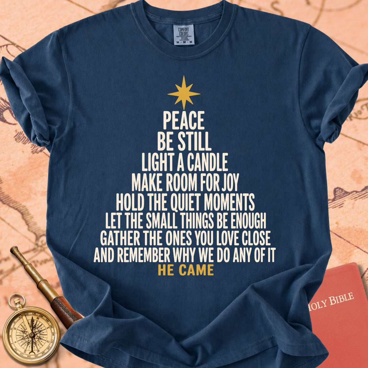 He Came Christmas Tree Premium T-shirt
