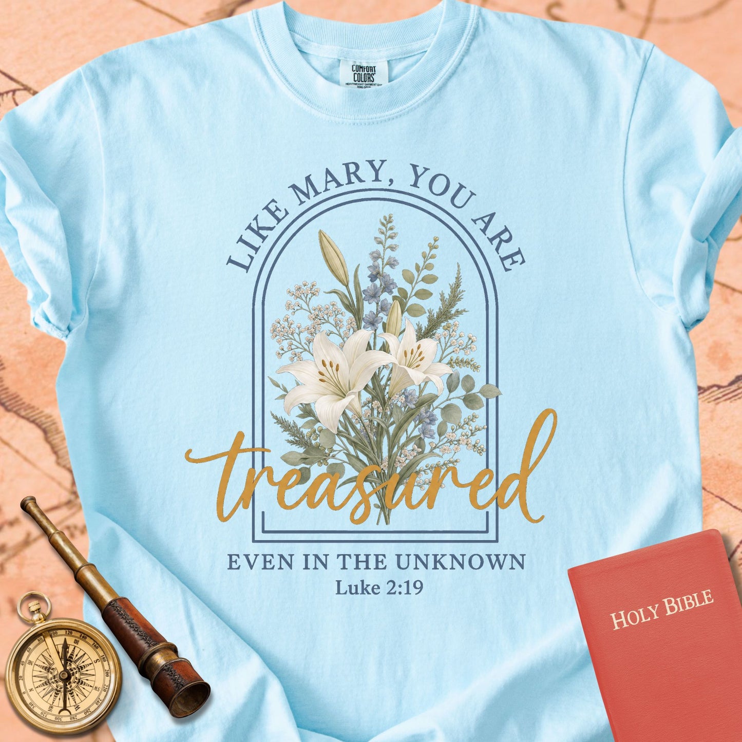 Like Mary, You Are Treasured Premium T-shirt