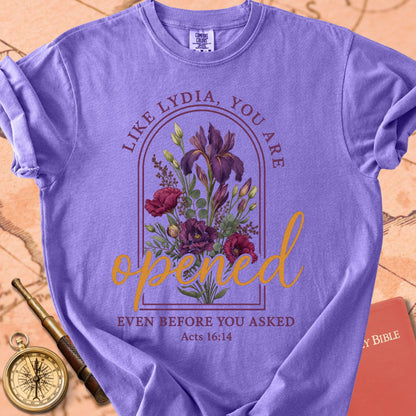 Like Lydia, You Are Opened Premium T-shirt