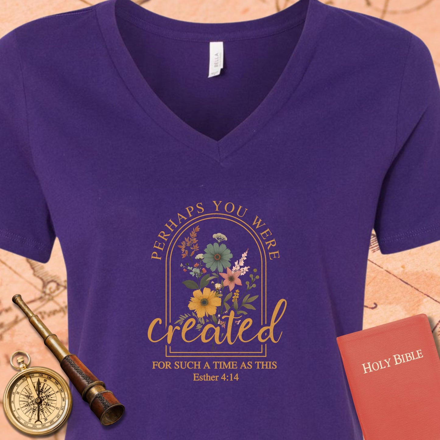Perhaps You Were Created V-Neck Tee