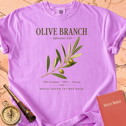 Olive Branch "Peace Found Its Way Back" | Ephesians 2:14 Premium T-shirt