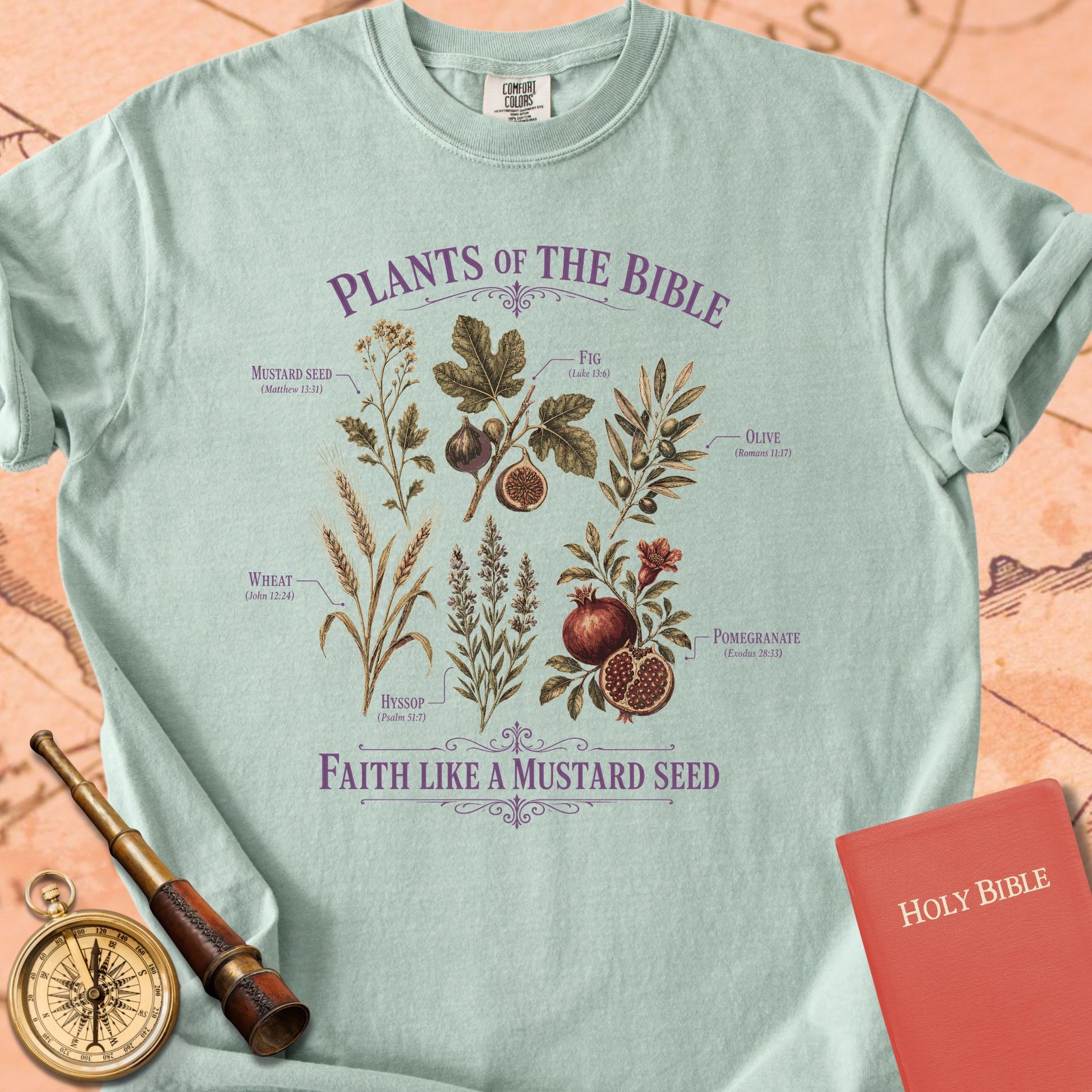 Plants of the Bible Premium T-shirt — Bay