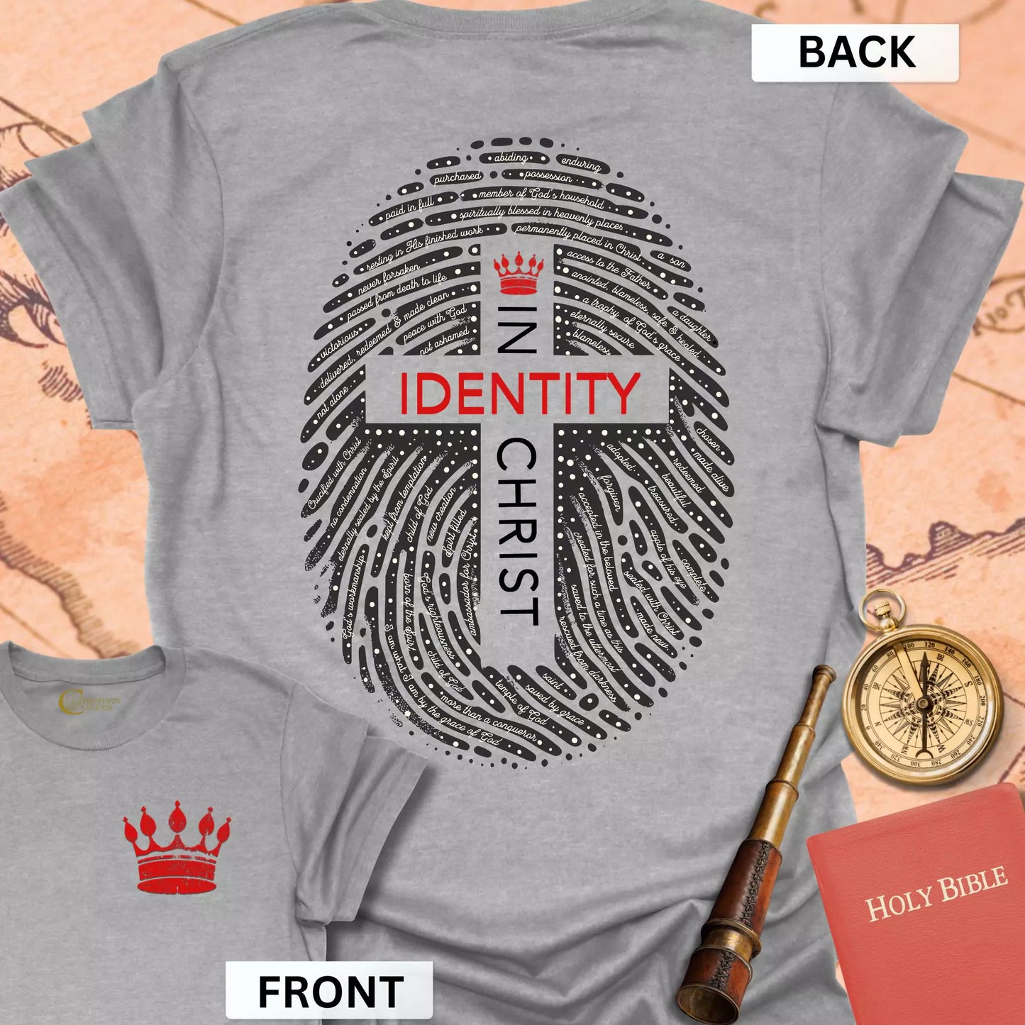 Jesus Identity (front & back) T-Shirt