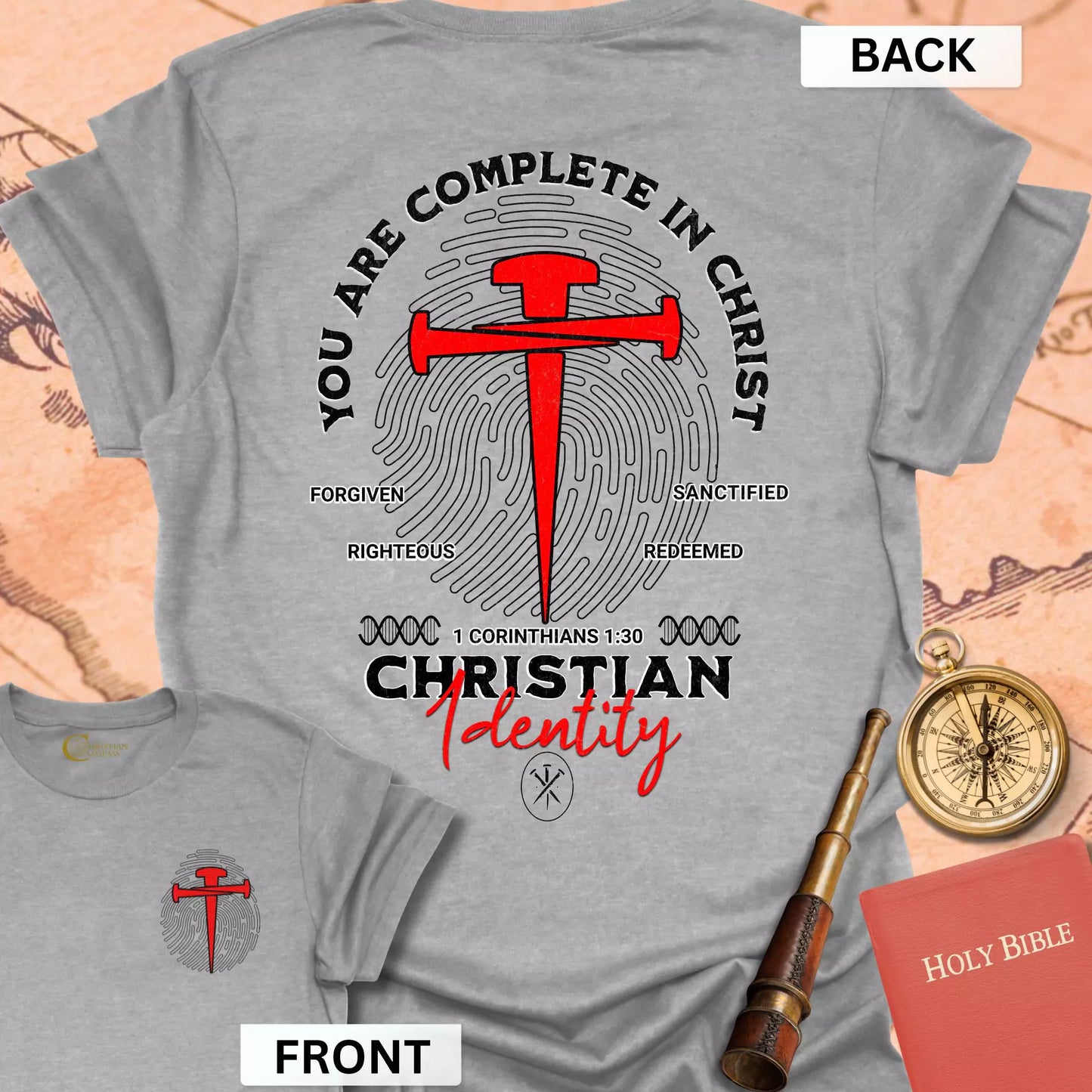 Christian Identity (front & back) T-Shirt