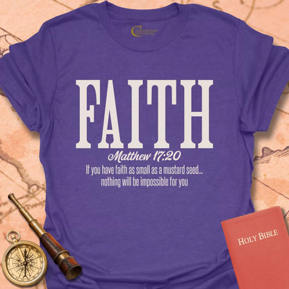 Faith Matthew 17:20 T-Shirt