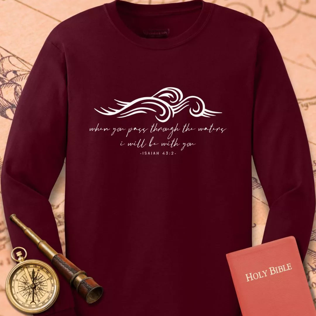 Pass Through the Waters Long Sleeve Tee