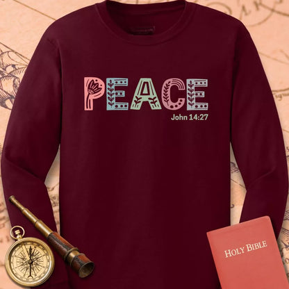 Peace - John 14:27 Long Sleeve Tee