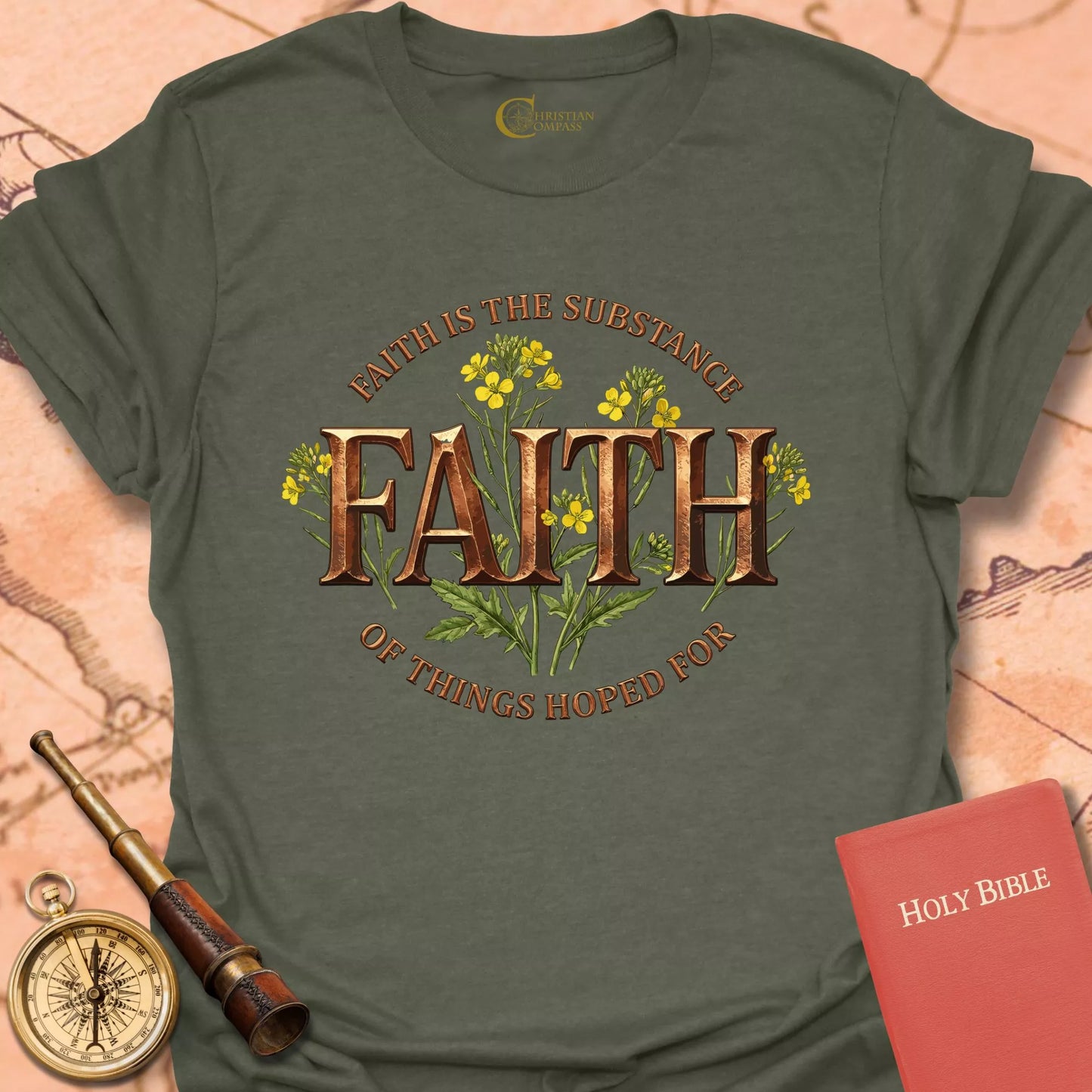 Faith - Hebrews 11:1 T-Shirt